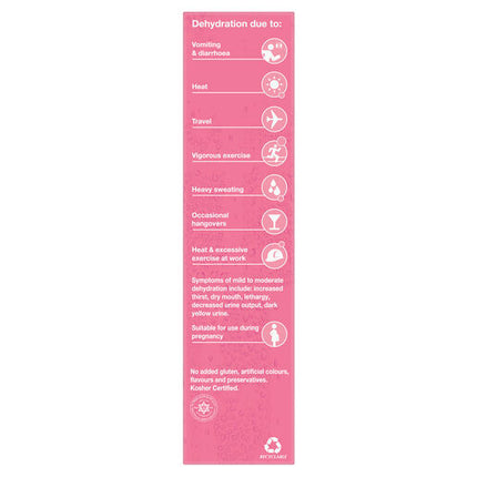 Hydralyte Effervescent Electrolyte Tablets Watermelon Burst 20 Tablets