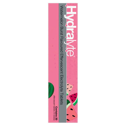 Hydralyte Effervescent Electrolyte Tablets Watermelon Burst 20 Tablets