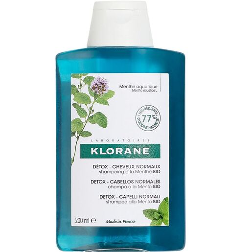 Klorane Detox Shampoo with Organic Mint for Normal Hair 200ml