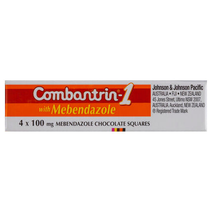 Combantrin -1 Threadworm Chocolate Squares 4 Pack