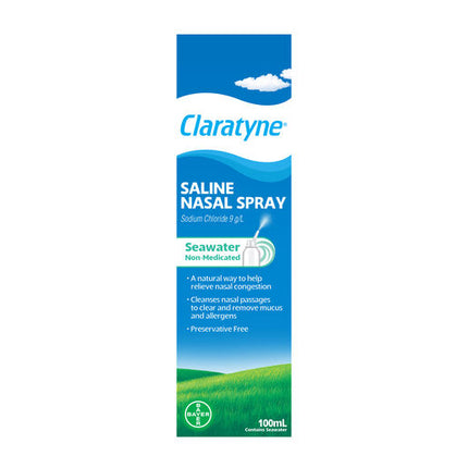 Claratyne Saline Nasal Spray 100ml