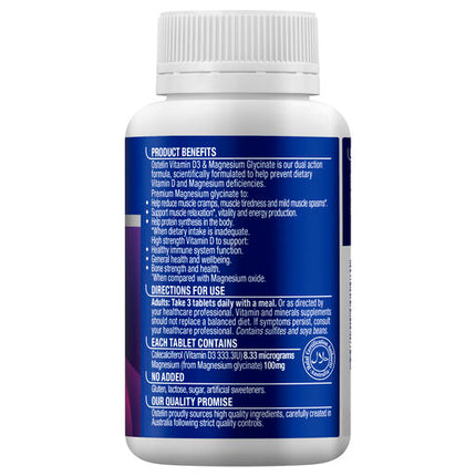 Ostelin Vitamin D3 & Magnesium Glycinate 90 Tablets