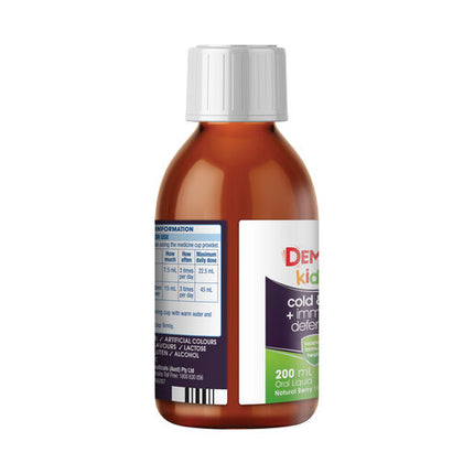 Demazin Kids 2+ Cold & Flu + Immune Defence 200ml