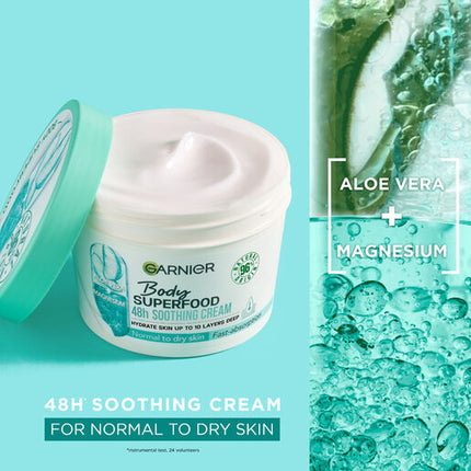 Garnier Body Superfood Aloe Vera & Magnesium Nourishing Cream 380ml