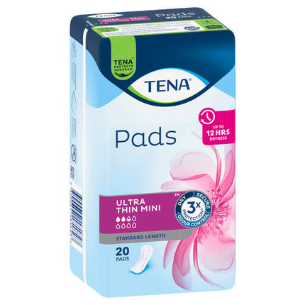 Tena Pad Mini Ultra Thin Standard Length 20 Pack