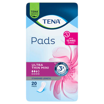 Tena Pad Mini Ultra Thin Standard Length 20 Pack