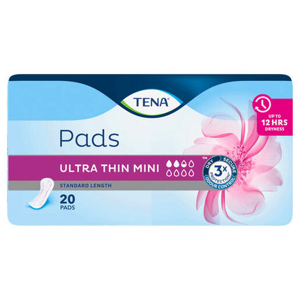 Tena Pad Mini Ultra Thin Standard Length 20 Pack