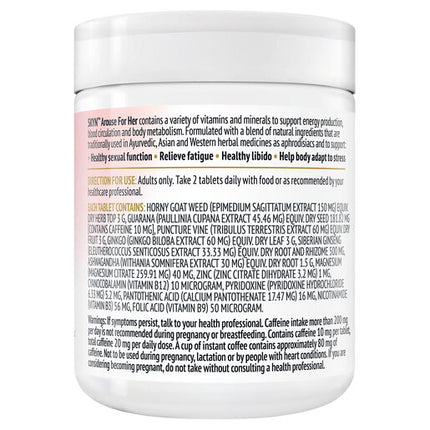 SKYN Arouse For Her Libido Supplements 60 Tablets