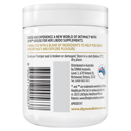 SKYN Arouse For Her Libido Supplements 60 Tablets