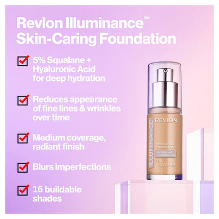 Revlon Illuminance Skin Caring Foundation Tan Sand