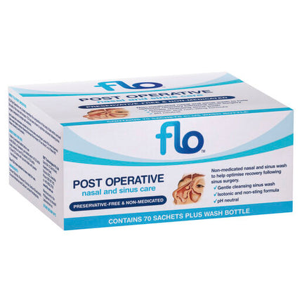 Flo Post Operative Nasal & Sinus Care Kit 70 Pack