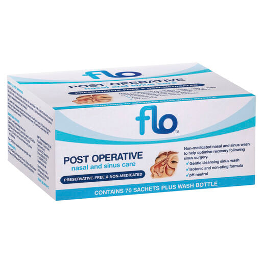 Flo Post Operative Nasal & Sinus Care Kit 70 Pack