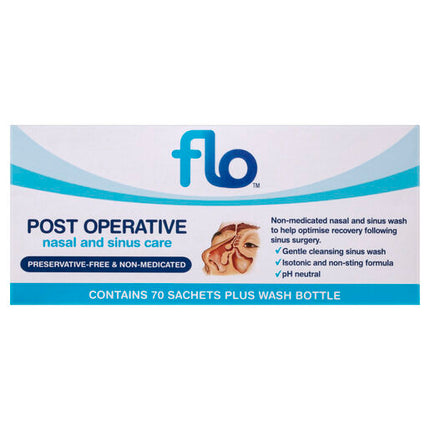 Flo Post Operative Nasal & Sinus Care Kit 70 Pack