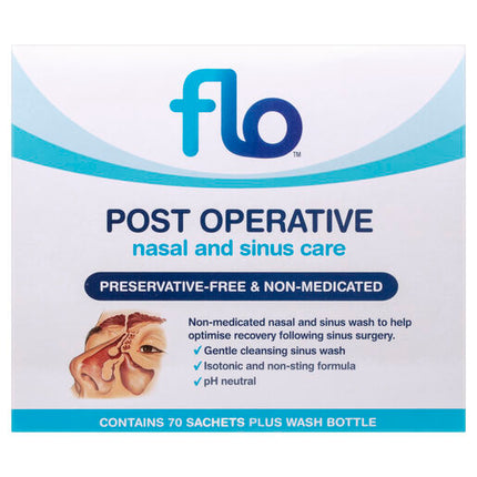 Flo Post Operative Nasal & Sinus Care Kit 70 Pack