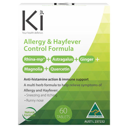 Ki Allergy & Hayfever Control Formula 60 Tablets