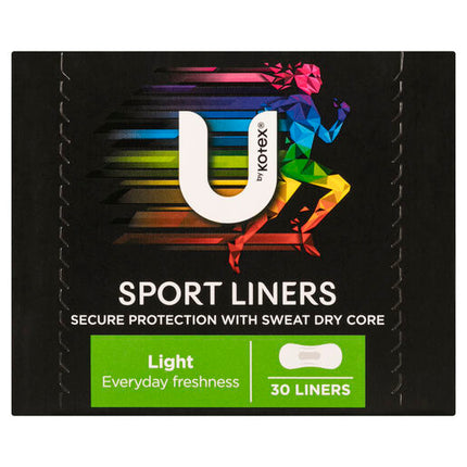 U By Kotex Sport Liners 30 Pack