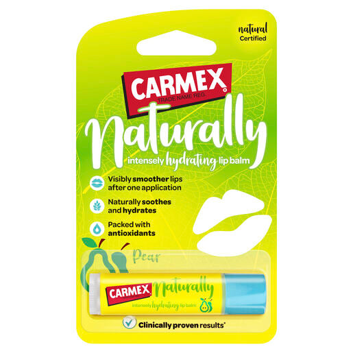 Carmex Lip Balm Naturally Hydrating Pear