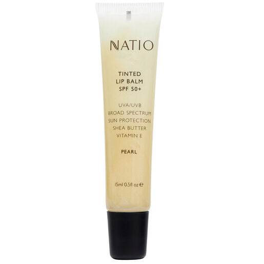 Natio Tinted Lip Balm SPF 50+ Pearl