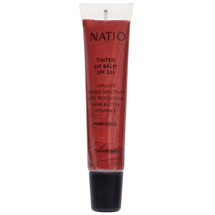 Natio Tinted Lip Balm SPF 50+ Marigold