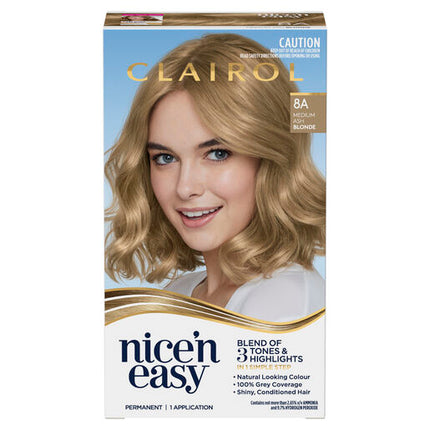 Clairol Nice 'N Easy 8A Medium Ash Blonde
