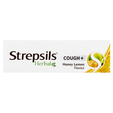Strepsils Herbal Cough + Honey Lemon 16 Lozenges