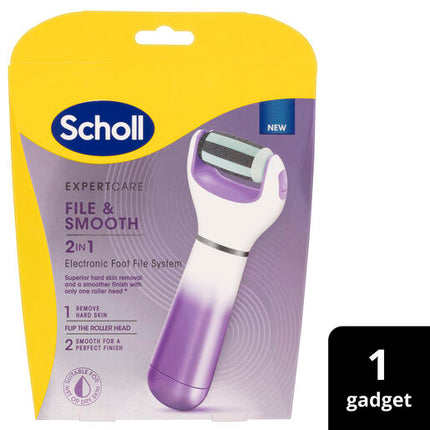 Scholl Expert Care 2-in-1 Electronic Foot File System