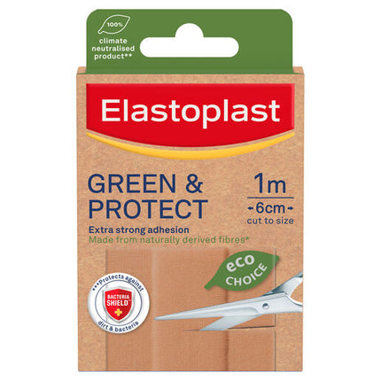 Elastoplast Green & Protect Plaster 1m x 6cm