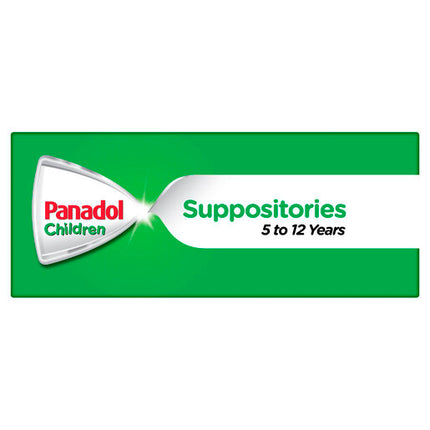 Panadol Children 5 to 12 Years Suppositories Paracetamol 250mg 10 Pack