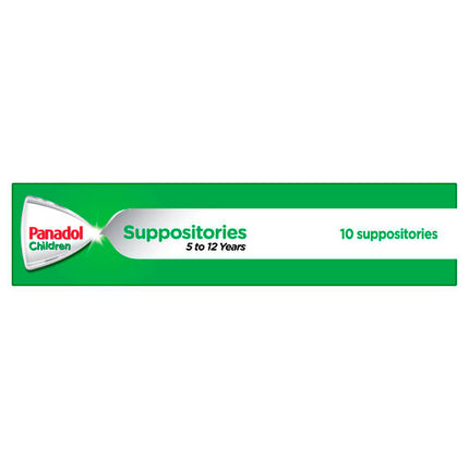 Panadol Children 5 to 12 Years Suppositories Paracetamol 250mg 10 Pack