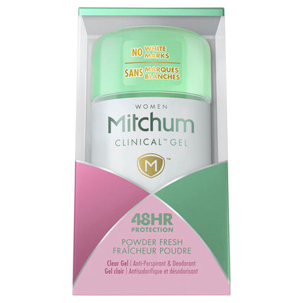 Mitchum Women Clinical Gel Deodorant Powder Fresh 57g