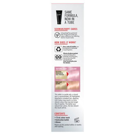 Schwarzkopf Live Colour Metallic Rose Gold 75ml