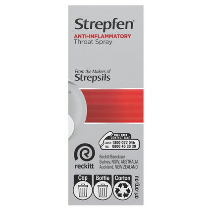 Strepfen Anti-Inflammatory Throat Spray Cherry & Mint Flavour 15ml