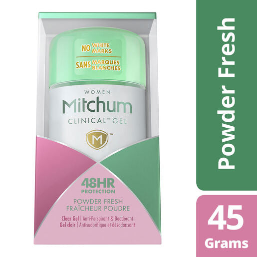 Mitchum Women Clinical Gel Deodorant Powder Fresh 57g