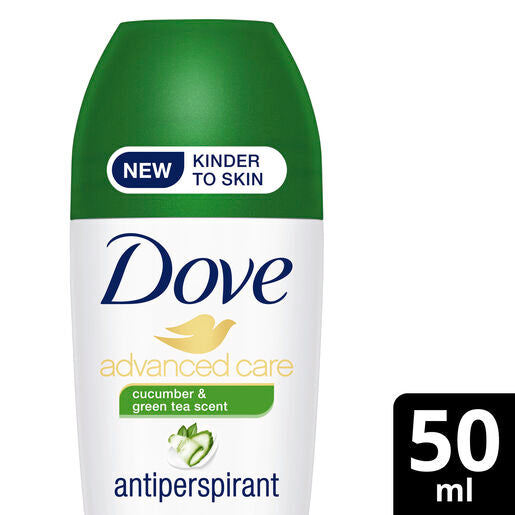 Dove Advanced Care Antiperspirant Deodorant Roll-On Cucumber 50ml