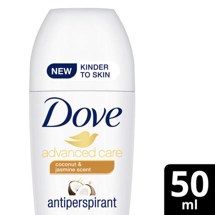 Dove Advanced Care Antiperspirant Deodorant Roll-On Coconut 50ml