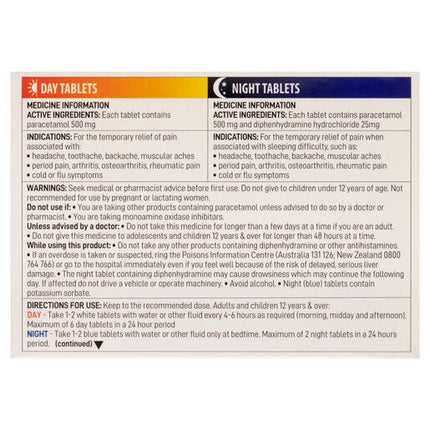 Combolieve Day & Night Pain Relief 24 Tablets