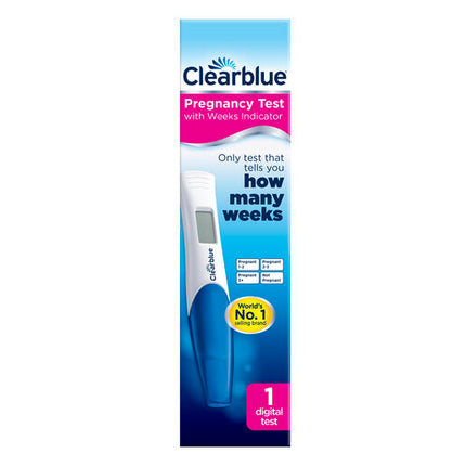 Clearblue Digital Pregnancy Test Weeks Indicator 1 Test