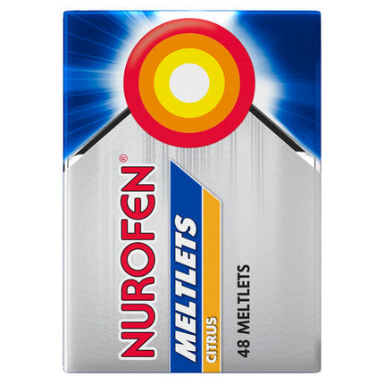 Nurofen Meltlets Citrus 200mg Ibuprofen 48 Pack