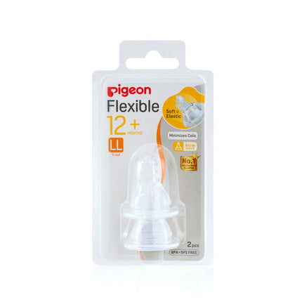 Pigeon Peristaltic Slim Teat LL 2 Pack