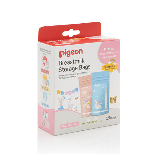 Pigeon Breast Milk Storage Bags 180ml 25 Pack