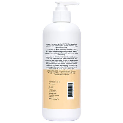 Natio Sensitive Skin Sunscreen SPF 50+ 500ml