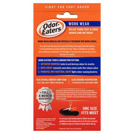 Odor-Eaters Work Wear Insoles 1 Pair