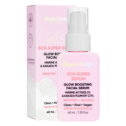 SugarBaby SOS Super Serum Glow Boosting Facial Serum 40ml