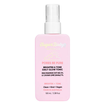 SugarBaby Pores Be Pure Brighten & Tone Daily Glow Tonic 100ml