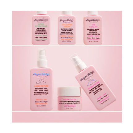 SugarBaby Wash & Glow Skin Replenishing Daily Facial Cleanser 100ml