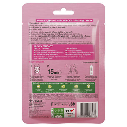 Garnier SkinActive Hydra Bomb Tissue Face Mask Sakura