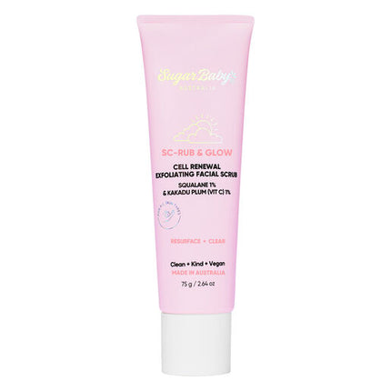 SugarBaby Sc-Scrub & Glow Cell Renewal Exfoliating Facial Scrub 75g