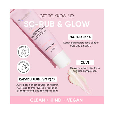 SugarBaby Sc-Scrub & Glow Cell Renewal Exfoliating Facial Scrub 75g