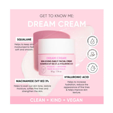 SugarBaby Dream Cream Skin Loving Daily Facial Cream 50g