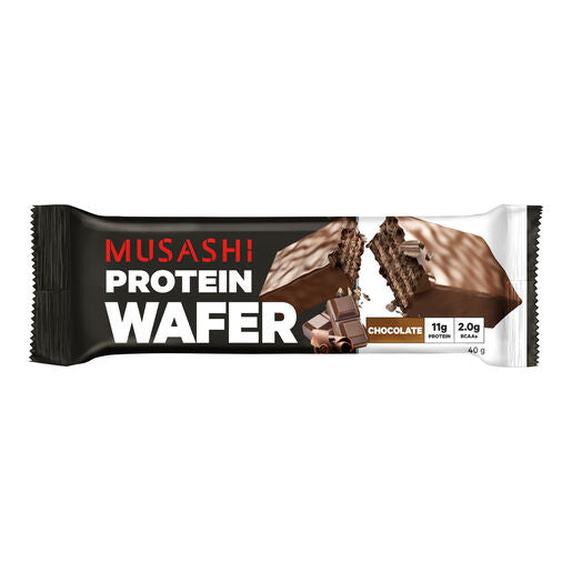 Musashi Protein Wafer Bar Chocolate 40g - SHORT EXPIRY 24/07/2026